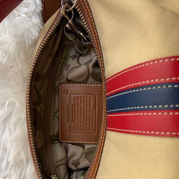 COACH Tote Bag With Stripe - Picture 3 of 4